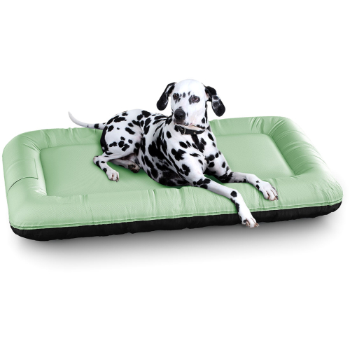 Knuffelwuff Wasserfestes In und Outdoor Hundebett Lucky Color Edition aus Nylongewebe XXL 120 x 85cm Grün
