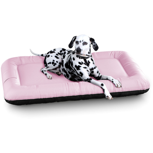 Knuffelwuff Wasserfestes In und Outdoor Hundebett Lucky Color Edition aus Nylongewebe XL 100 x 73cm Rosa