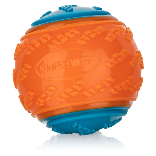 Knuffelwuff Hundespielzeug Quietschball aus Gummi 9cm