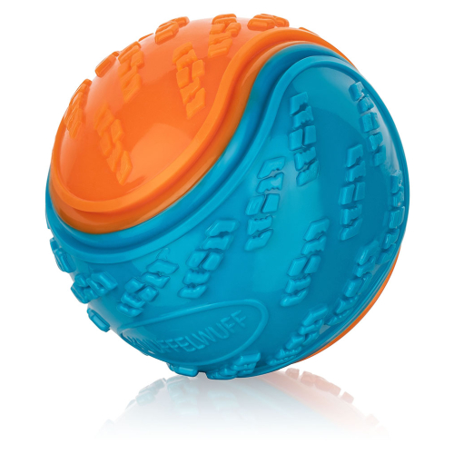 Knuffelwuff Hundespielzeug Quietschball aus Gummi 9cm